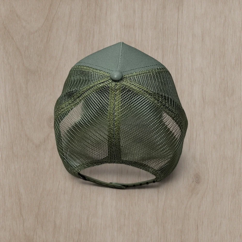 Goorin Bros Freedom Eagle Trucker Hat Olive Green Mesh Snapback Cap Animal Farm